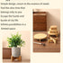 3 Sets Bamboo Wood Plant Stand, Mid Century Modern Succulent Plant Flowerpot Holder, Modern Indoor Outdoor Decorative Flower Pot Rack Sturdy and S...