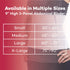 Dealmed Large Abdominal Binder 3-Panel, 9", 60" -75” Waist Compression Wrap for Women and Men Support Belt to Stabilize Core and Improve Muscle To...
