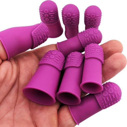 Comfy Flexible Thimbles | THIK-Grip Thimble | Small (3) - Medium (3) - Large (3)...