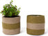 Jute Planter Basket-Woven Jute Rope Covers for Decorating Indoor/Outdoor Succulents, Small Plant Pots-Set of 2-Multi-Purpose Storage Bins 4.5 Inch...