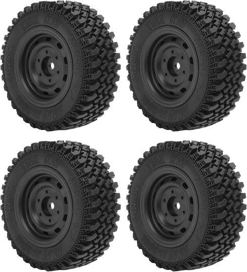 4PCS Plastic Rubber Tire Wheel Tyre Spare Parts Fit for C54 RC Model Cars...
