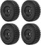 4PCS Plastic Rubber Tire Wheel Tyre Spare Parts Fit for C54 RC Model Cars...