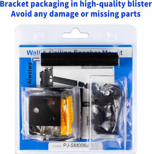 Speaker Wall Mount Ceiling Speaker Mount for Samsung 9500S Rear Speaker Mount, Tilt and Swivel Adjust Speaker Mounts for Samsung SWA-9500S/ZA...