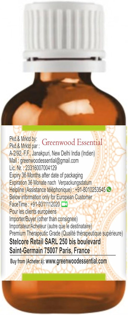 Pure Bergamot Essential Oil (Citrus bergamia) Steam Distilled 50ml (1.69 oz)...