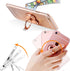 Phone Stand, Luxury Updated Re-Usable Metal Stainless Phone & Tablet Anti Drop Ring Stand Holder with Diamonds for iPhone iPod iPad Samsung and Mo...