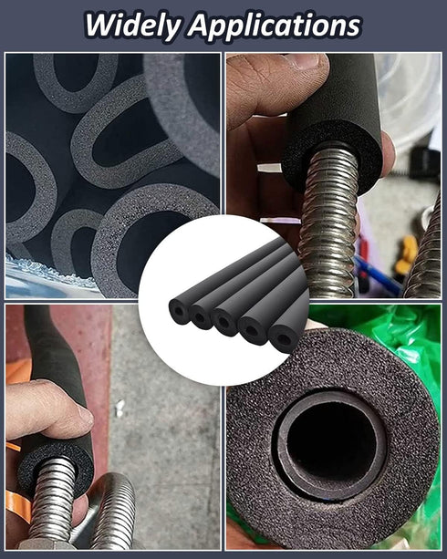Pipe Insulation Foam Tube - 3/4 Inch Foam Tubing for AC Unit, Guitar Stands, Exercise Machine Handle and Roof Rack (3/4Inch ID-6FT)...
