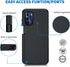 Anloes Case for Motorola Moto G stylus 5G 2022, Defender Phone Case Heavy Duty Shockproof Dustproof Rugged Protective, 3 in 1 Bumper Cover Black(w...