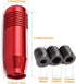 Arenbel 3" Alloy Shifter Lever Knob Handles Car Racing Gear Shift Stick Fit Most Manual Auto Vehicles, Red...