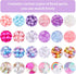 900pcs Mermaid Bracelet Making Kit for Girls with Pearl Beads Starfish Shell Girls Pink& Purple Mermaid Butterfly Beads for Jewelry Making Assorte...