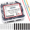 Tnisesm 240 Pcs 26-22 AWG Gauge Non Insulated Butt Connectors, Butt Splice Wire Connectors, Electrical Wire Seamless Uninsulated Butt Connectors C...
