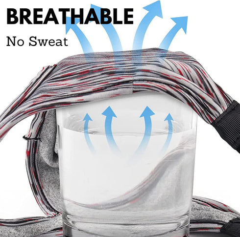 VR Eye Mask Cover Breathable Sweat Band Adjustable Sizes HMD Padding for VR Workouts Supernatual with Virtual Reality Headsets Oculus Quest 2 Go H...
