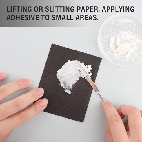 Lineco Double-Ended Micro Spatula for Lifting or Slitting Paper. DIY, Art, Craft, Book Binding (870-003)...