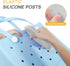 Doormoon Cell Phone Holder Compatible for Bogg Bag, Rubber Accessories for Beach Tote Bag Hanging Full Coverage Phone Holder(Grey)......
