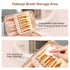 Makeup Bag, Large Capacity Make Up Bag for Cosmetics Vertical Storage,Toiletry Bag for Skincare Makeup Organizer Bag for Travel,With Makeup Brushe...
