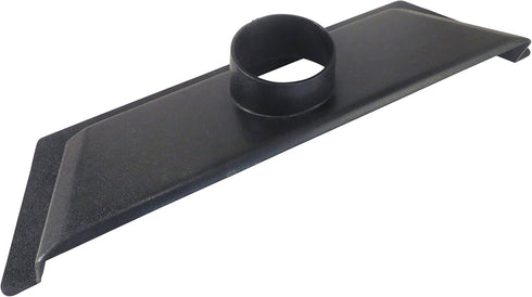 24" Wide x 7" Deep With 2" High Opening Floor Dust Sweep ABS Plastic with 4" OD Opening for Dust Collector Systems 73468...