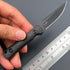 C1296 Fixed Blade Knife Neck Knife,9Cr18Mov Blade G10 Handle EDC Tool Knifes with kydex Sheath for Outdoor, Camping, Hiking, Fishing,Hunting(Black...