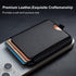 Magnetic Leather Phone Wallet Holder for iPhone,Compatible with iPhone MagSafe Wallet Stand for iPhone 14/13/12 Series with Magsafe or Phones with...
