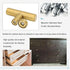 LONTAN 12 Pack Gold Drawer Knobs for Dresser Kitchen Cabinet Knobs LH201GD Gold Hardware for Cabinets Brushed Brass T Bar Knobs with 2 Inch Overal...