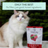 Meow Air Dried Cat Food - Venison Recipe, High Protein Dry Cat Food, Use as a Complete Diet, Topper, Mixer, or as Cat Training Treats, All Life St...