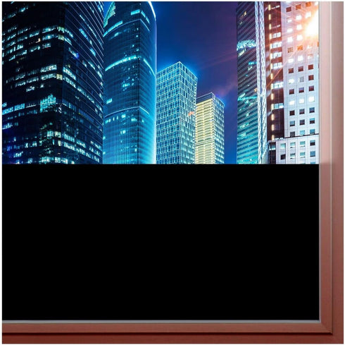 BDF BLKT Window Film Blackout Day & Night 24 Hour Opaque Privacy - 36in X 6ft...