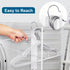 Magnetic Hanger Organizer Stacker,Clothes Hanger Storage Rack,Hanger Holder for Closet Laundry Room Washing Machine,White...