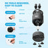 AQQA 160-800GPH Aquarium Submersible Water Pump Fish Tank Small Water Pump Adjustable Waterflow with 2 Nozzles for Fish Tank Water Circulation Poo...