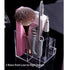 Nail Drill Machine & Bits Holder Storage Case,Transparent 10 Holes Nail Drill Grinding Bit Organizer Nails Manicure Tools Display Box for Nail Sal...