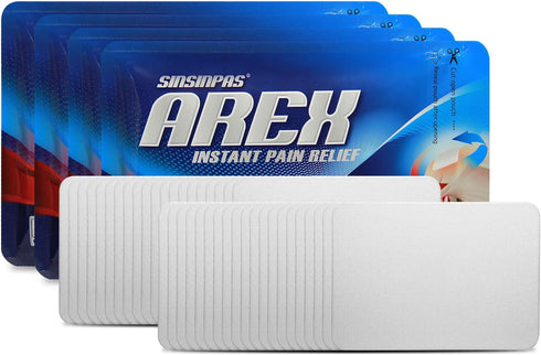 AREX Cool & Hot Pain Relieving Patch, Medium 4 Pack (40 Patches Total)...
