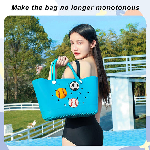 Rubber Beach Bag Accessories-PVC Rubber decoration-for EVA Purse Bogg Inserts Y064figure 29...