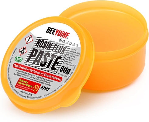 Solder Flux Paste, Lead Free Rosin Soldering Paste Flux for Electronics, SMD Electrical Soldering Flux, for PCB LED IC CPU #7142 (N.W. 2.82oz/80g)...