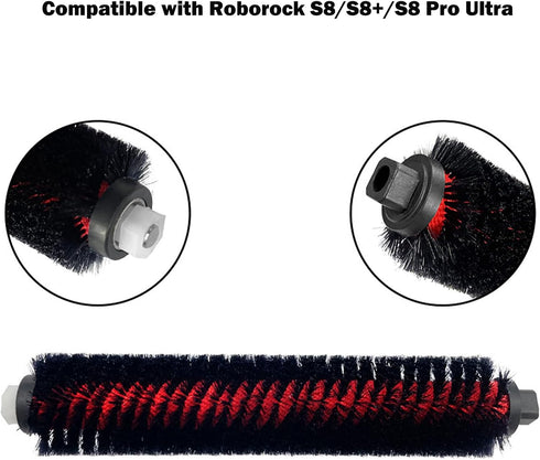 Replacement Self-Cleaning Rolling Brush for Roborock S8/S8+/S8 Pro Ultra Robot Vacuum Cleaner, 2 Pack...