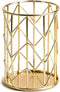 U Brands Pencil Cup, Wire Metal, Gold - 897U06-24...