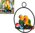 Hanging Parrot Sculpture, Parrot Statue On Metal Ring Garden Bird Hanging Chain Statue Decor for Patio Home Garden...
