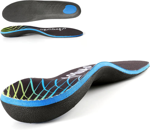 Orthotics for Plantar Fasciitis Insoles for Men,Flat Foot High Arch Support Insoles for Women Athletic Cushions Shoe Inserts Pain Relief (Men 10-1...