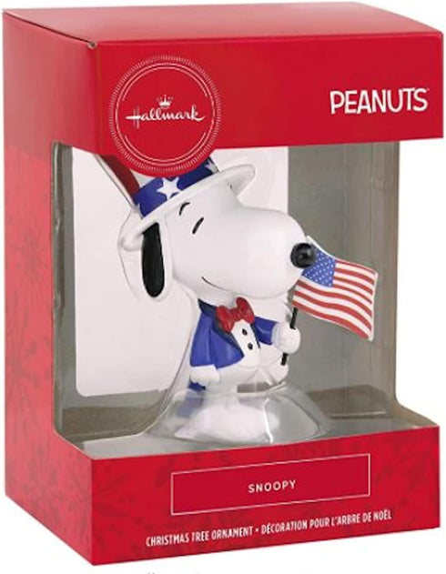 Hall Mark Snoopy for President (Peanuts) 2020 RED Box Christmas Ornament...