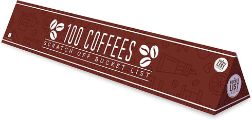 Gift Republic 100 Coffee Bucket List Scratch Poster...