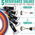 Resistance Bands for Working Out Exercise Bands Resistance Bands Set Fitness Bands Stretch Bands for Exercise Band Workout Bands Resistance Band D...