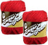 Sugar'N Cream Yarn - Solids-Country Red......