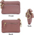 Women Leather Coin Purse,Large Opening For Easy Access,With Wrist Strap(Purple)...