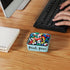 Farmhouse Square Push Pins Holders,Ceramic Binder Clip Dispenser Organizer for Desk, Cute Office Paper Clip Holder, 3.3-Inch (Turquoise)...