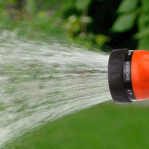 Garden Hose Nozzle Hand Sprayer 7 Pattern High Pressure Watering Nozzles Spray Gun...