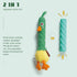 Nocciola 2 in 1 Duck Dog Toy with a Large Rubber Squeaker - Durable Stuffed Squeaky Chew Toys for Aggressive Chewers...