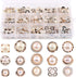 Swpeet 150Pcs 15 Types Beautifu Sew in Faux Pearl Buttons Sewing Crafts with Shank Cover Up Buttons for Clothes Shirts Suits Coats Sweaters Storag...