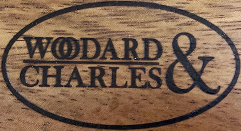 Woodard & Charles Acacia Medium Pinched Serving Tray, 9.5" x 6"...
