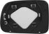 X AUTOHAUX Car Rearview Right Passenger Side Heated Mirror Glass Replacement W/Backing Plate for Honda CR-V 1997 1998 1999 2000 2001 2002 2003 200...