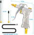 Air Gun for Compressor, Air Blow Gun with Brass Adjustable Air Nozzle, Air Tools, Air Compressor Accessories with Air Nozzle Hose, Industrial Pneu...