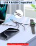 ?????????? ??.???????? 3 in 2 USB C Cable for Apple Watch Charger iPhone Charger USB A/C Multi Fast Charging Cable Compatible with iWatch Ultra/SE...