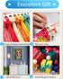 Syjinghao Stamped Cross Stitch Kits for Adults Beginners,ButterflyCounted Cross Stitch Kits,Full Range of Needlepoint Stamped Kits Needlecrafts Ar...