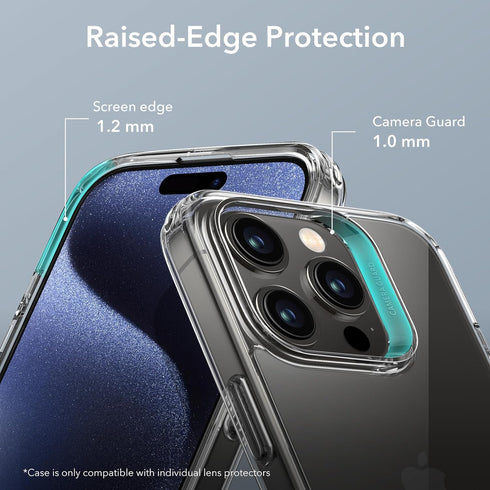ESR for iPhone 15 Pro Case, Metal Kickstand Case, 3 Stand Modes, Military-Grade Drop Protection, Supports Wireless Charging, Slim Back Cover with ...