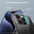 ESR for iPhone 15 Pro Max Case, Metal Kickstand Case, 3 Stand Modes, Military-Grade Drop Protection, Supports Wireless Charging, Slim Back Cover w...